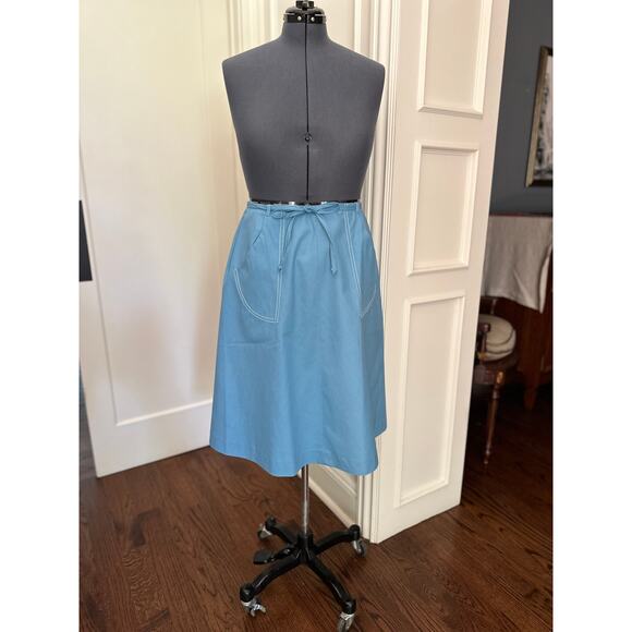 Vintage 70s Plus Size Wrap Skirt Original Tags Boho Groovy Hippie Summer NWT - Picture 2 of 11